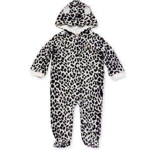 Juicy Couture Infant Baby Girl Footie Sleeper One-Piece Animal Print (3M-6M)